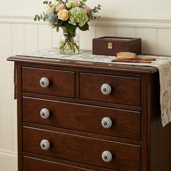 1.5" X 1.5" X 1.5" Hues Of Bronze White And Black Knobs 8 Pack