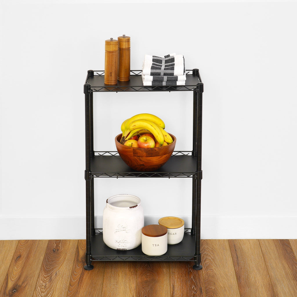 10’’ x 18’’ x 30’’ 3-Tier Wire Rack - Wire Shelving