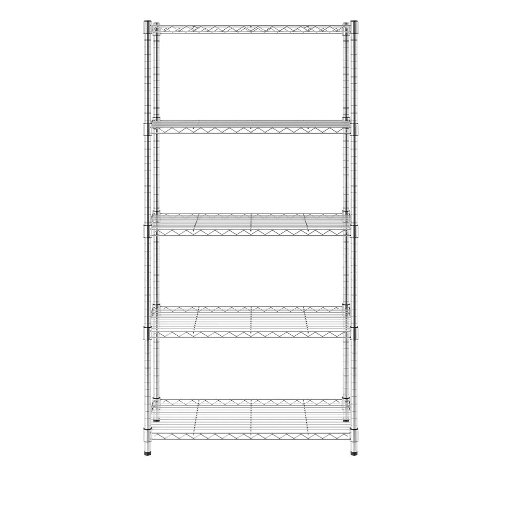14’’ x 30’’ x 60’’ 5-Tier Wire Rack - Wire Shelving