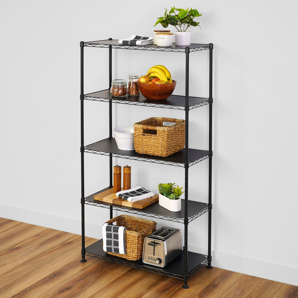 14’’ x 30’’ x 60’’ 5-Tier Wire Rack - Wire Shelving