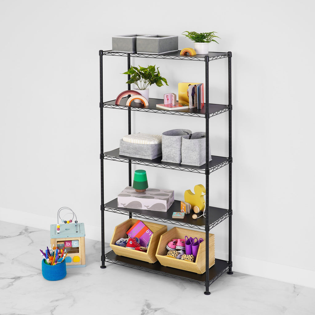 14’’ x 30’’ x 60’’ 5-Tier Wire Rack - Wire Shelving