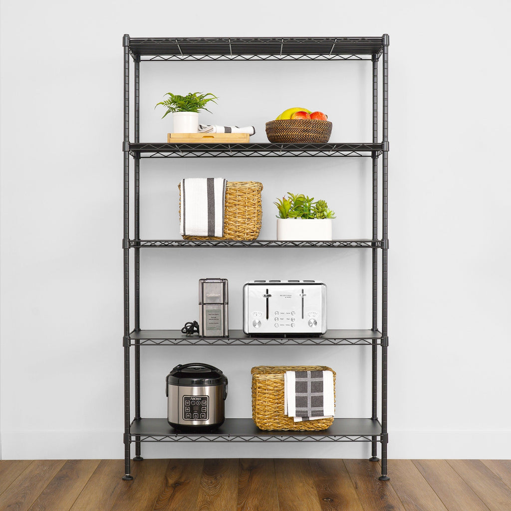 14’’ x 36’’ x 60’’ 5-Tier Wire Rack - Wire Shelving