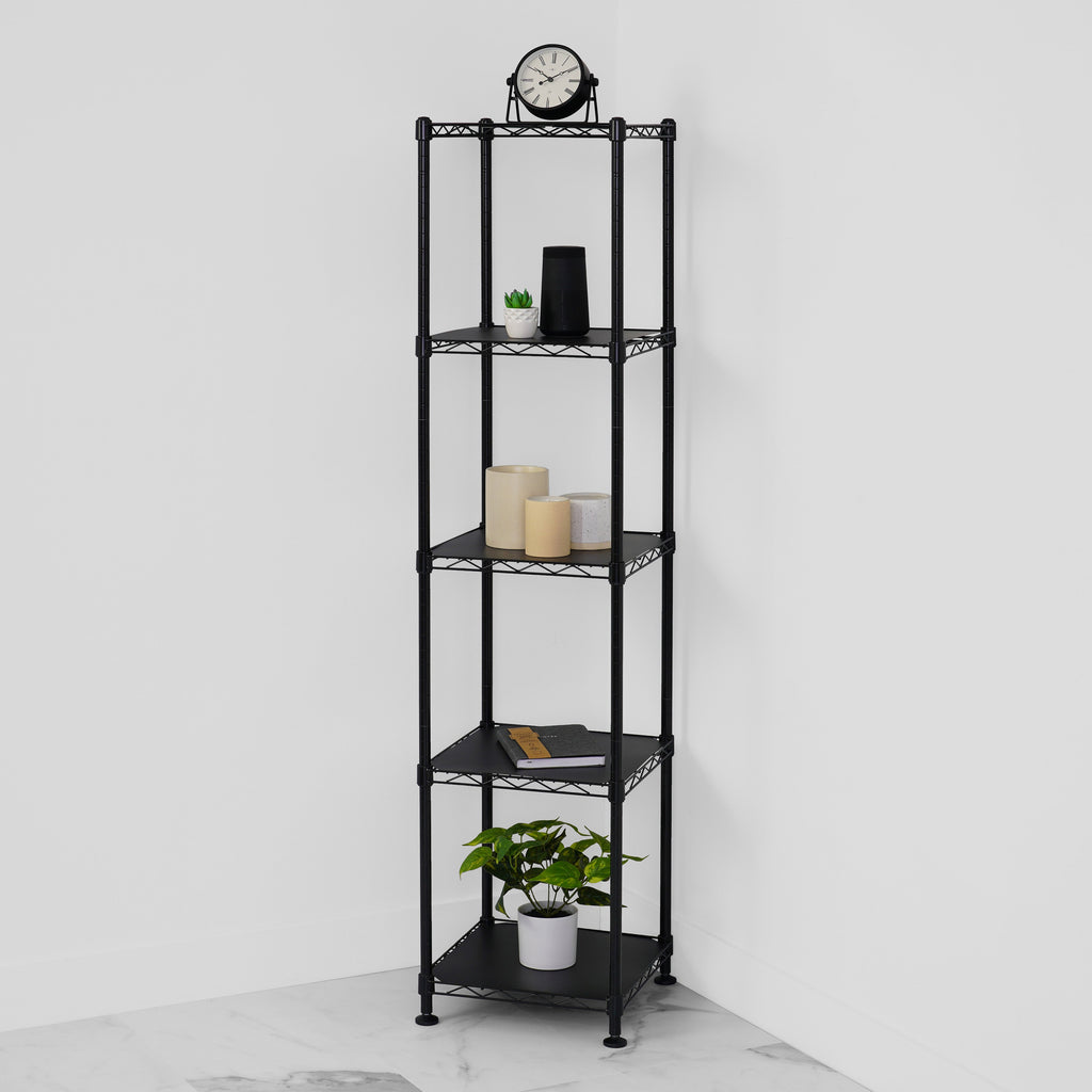 14’’ x 14’’ x 60’’ 5-Tier Wire Rack - Wire Shelving