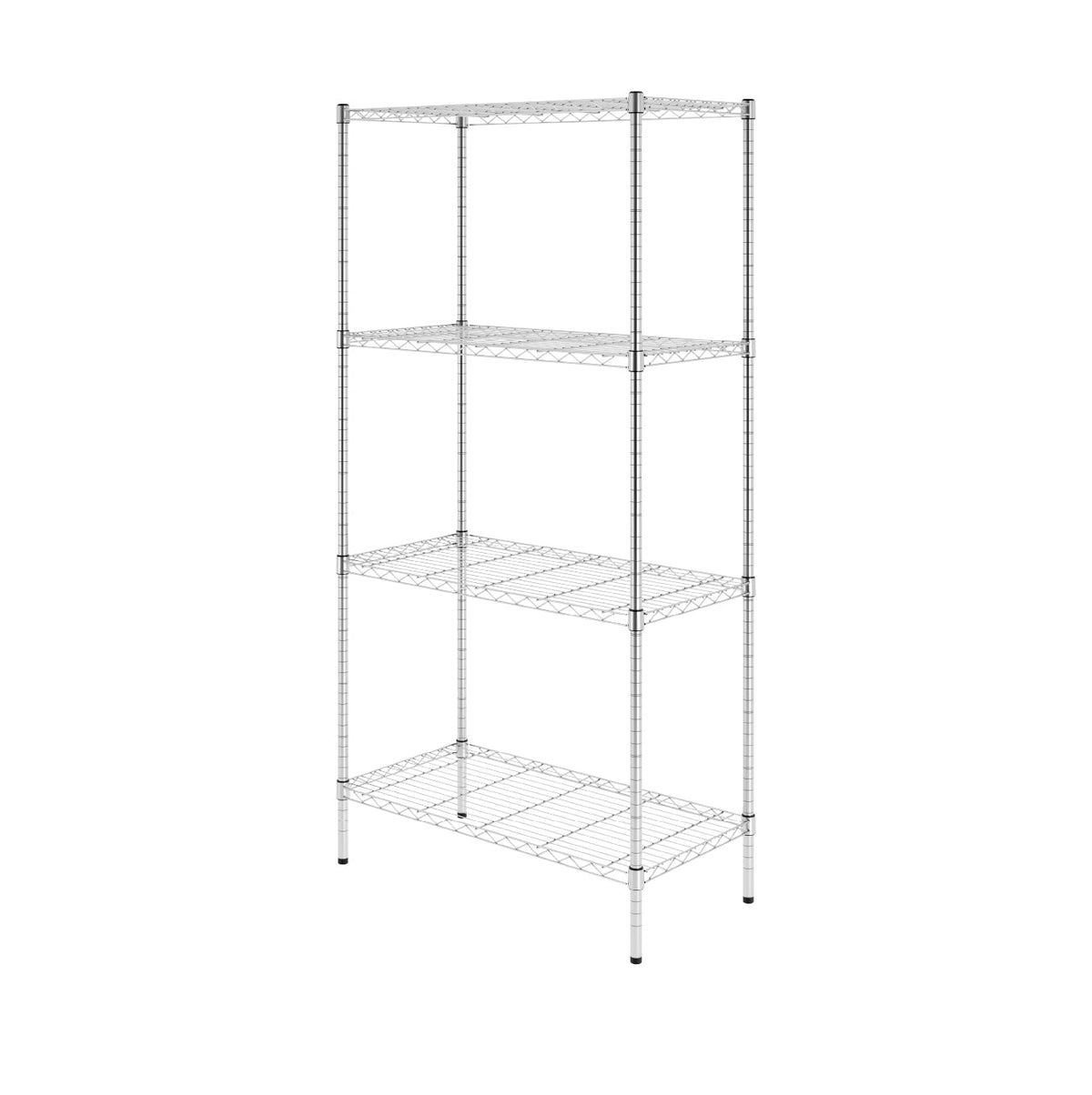 18’’ x 36’’ x 72’’ 4-Tier Wire Rack - Wire Shelving