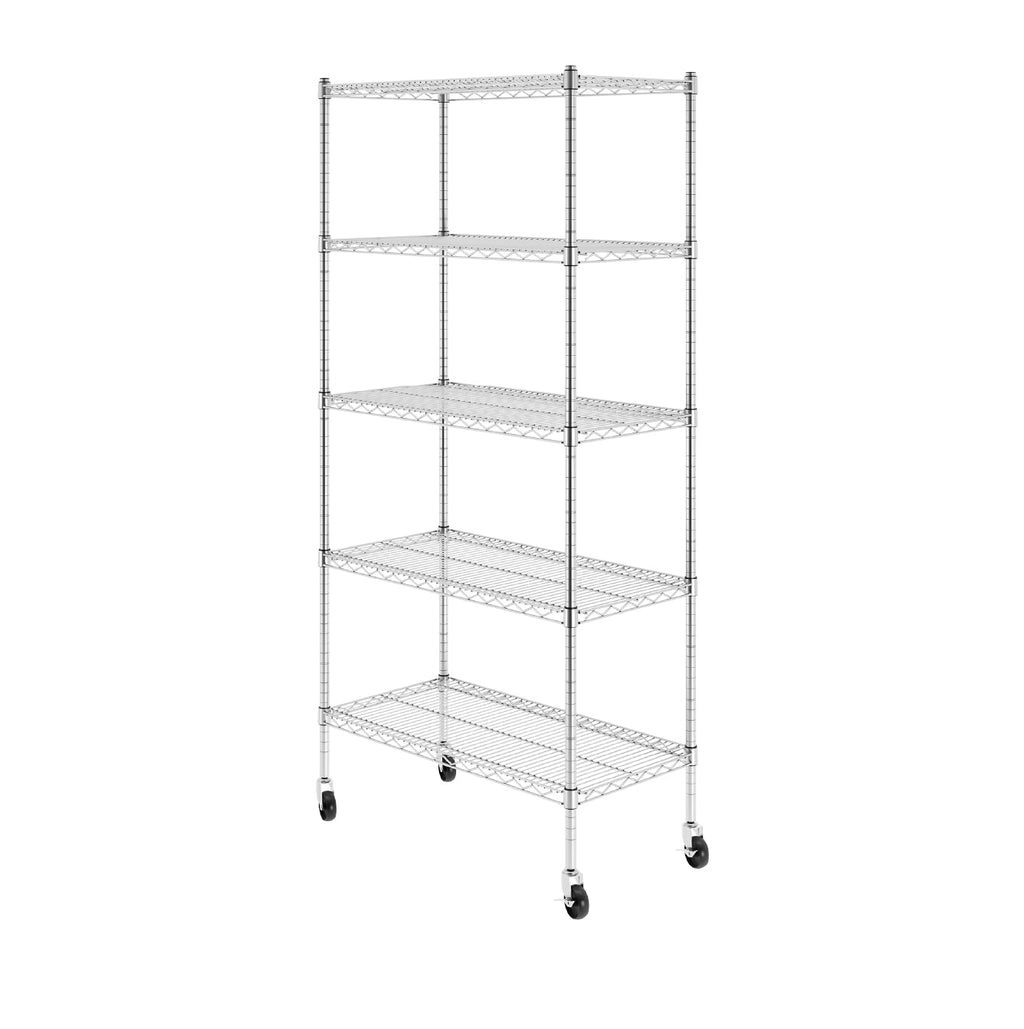 18’’ x 36’’ x 72’’ 5-Tier Wire Rack - Wire Shelving