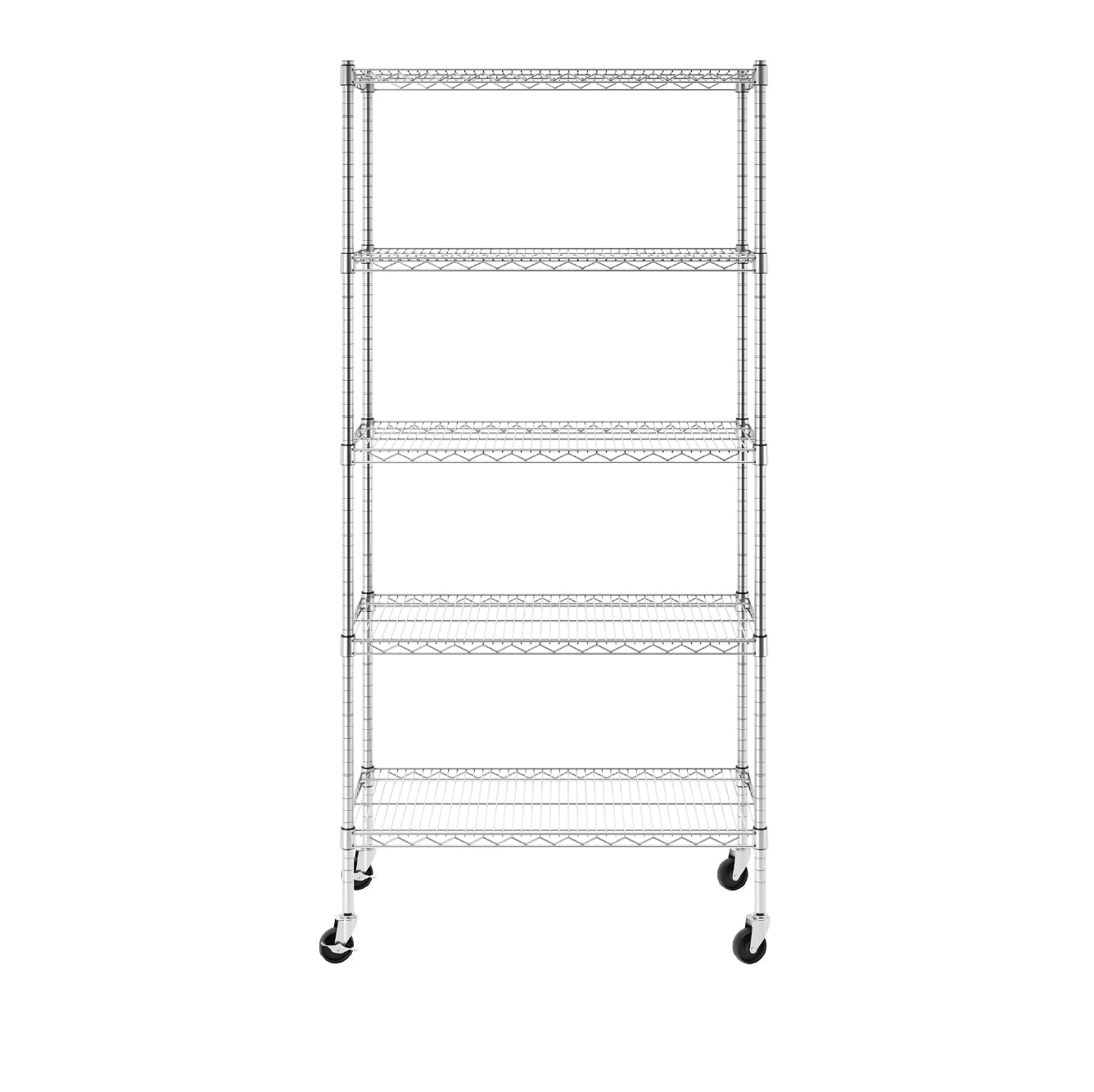 18’’ x 36’’ x 72’’ 5-Tier Wire Rack - Wire Shelving