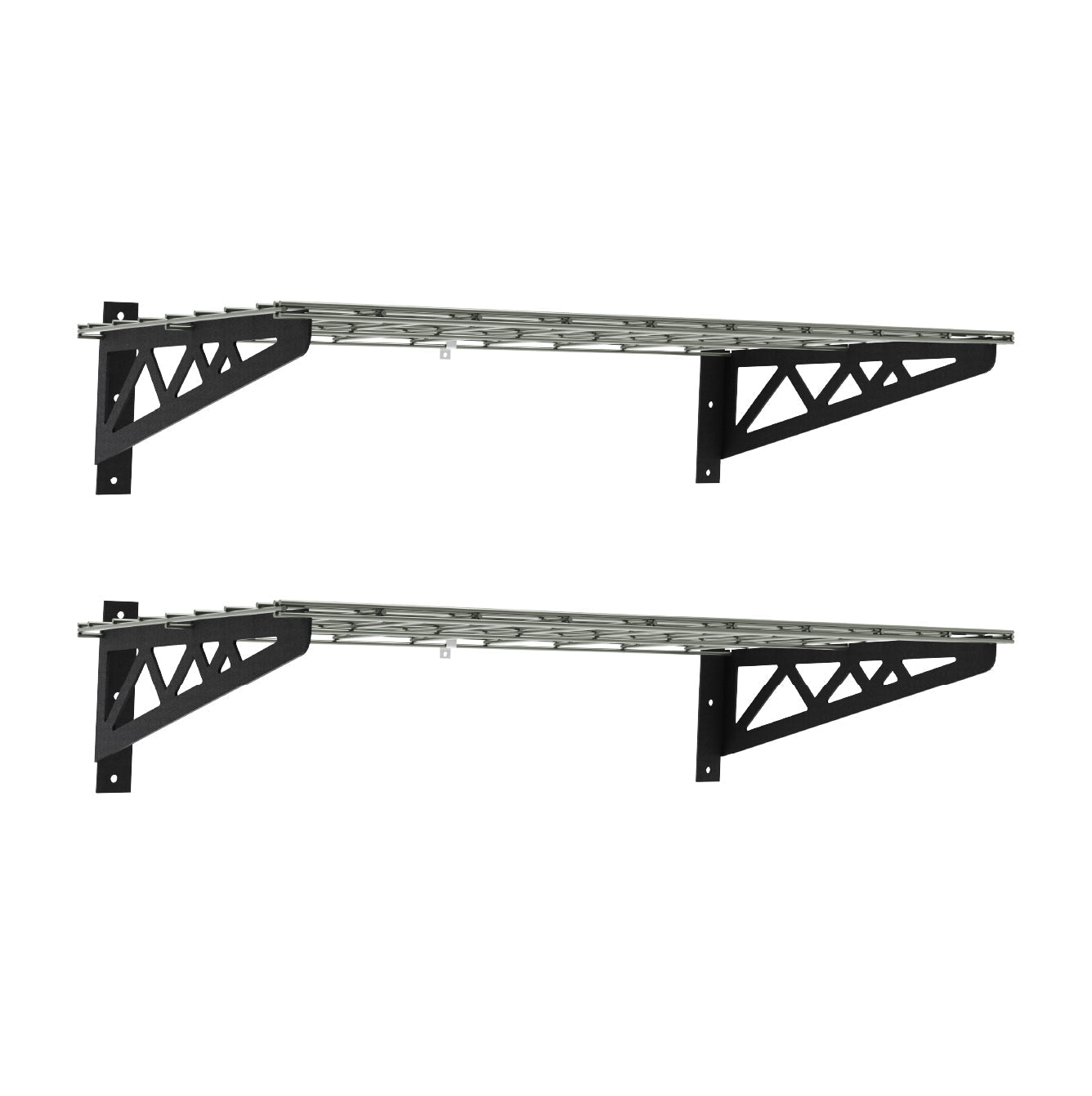 18’’ x 36’’ Wall Shelves (Two Pack with Hooks) - Wall