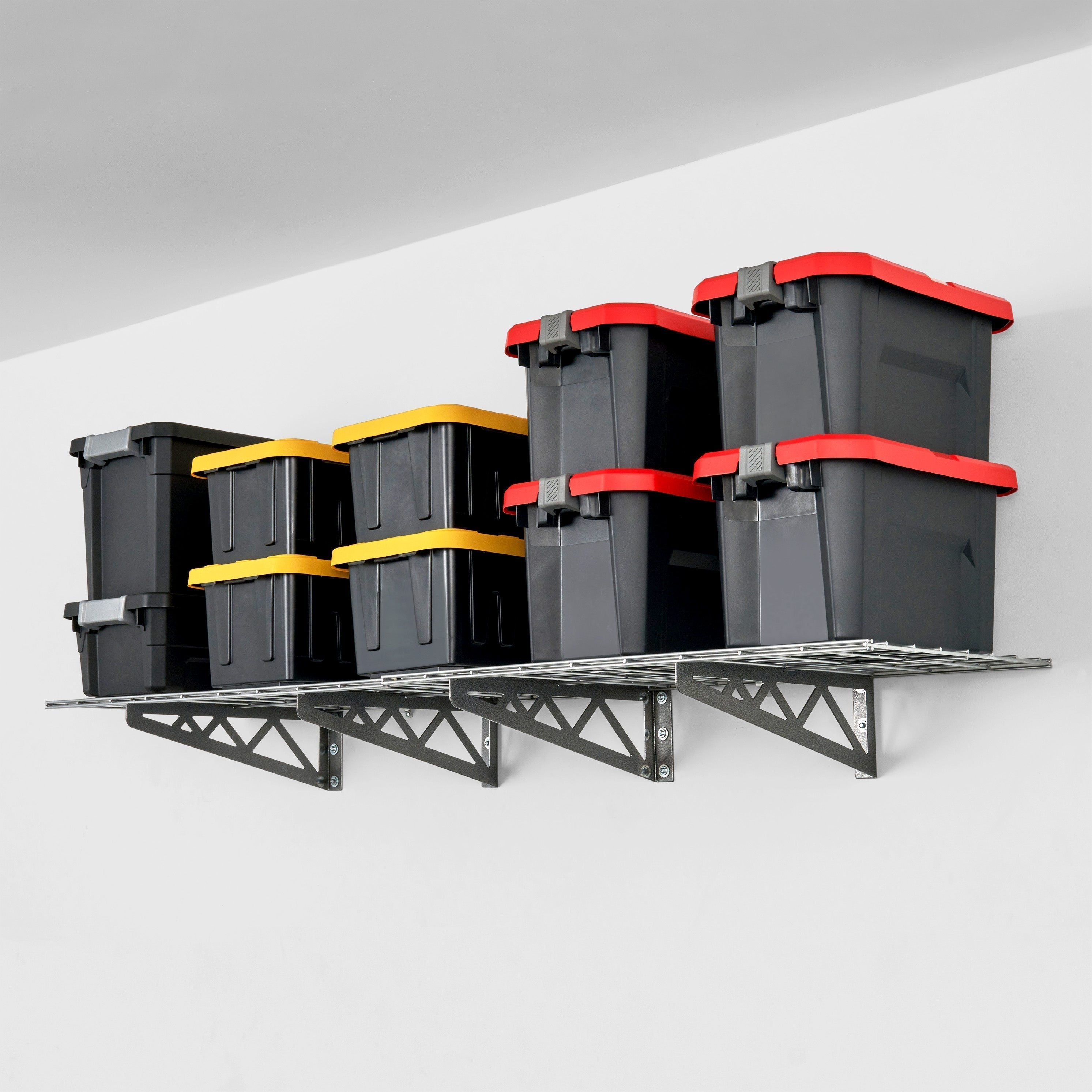 18’’ x 36’’ Wall Shelves (Two Pack with Hooks) - Wall