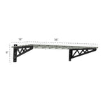 18’’ x 36’’ Wall Shelves (Two Pack with Hooks) - Wall