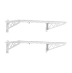 18’’ x 36’’ Wall Shelves (Two Pack with Hooks) - Wall