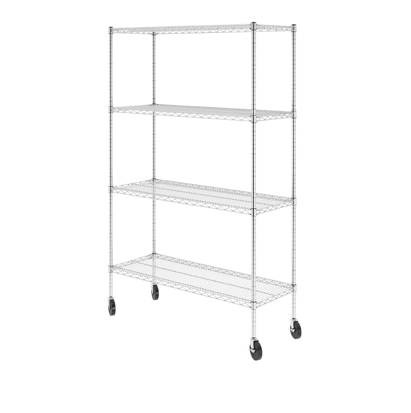 18’’ x 48’’ x 72’’ 4-Tier Wire Rack - Wire Shelving