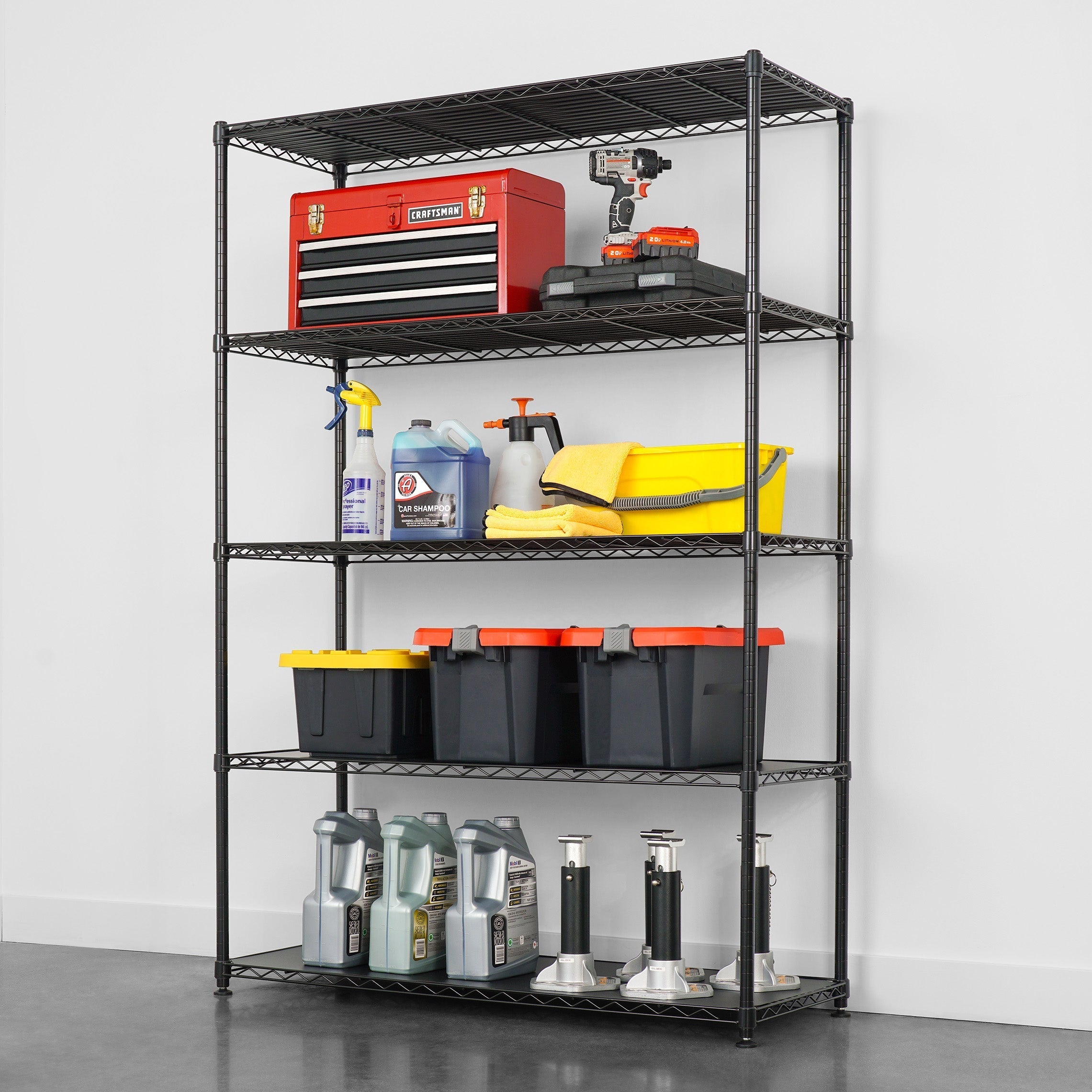 18’’ x 48’’ x 72’’ 5-Tier Wire Rack - Wire Shelving