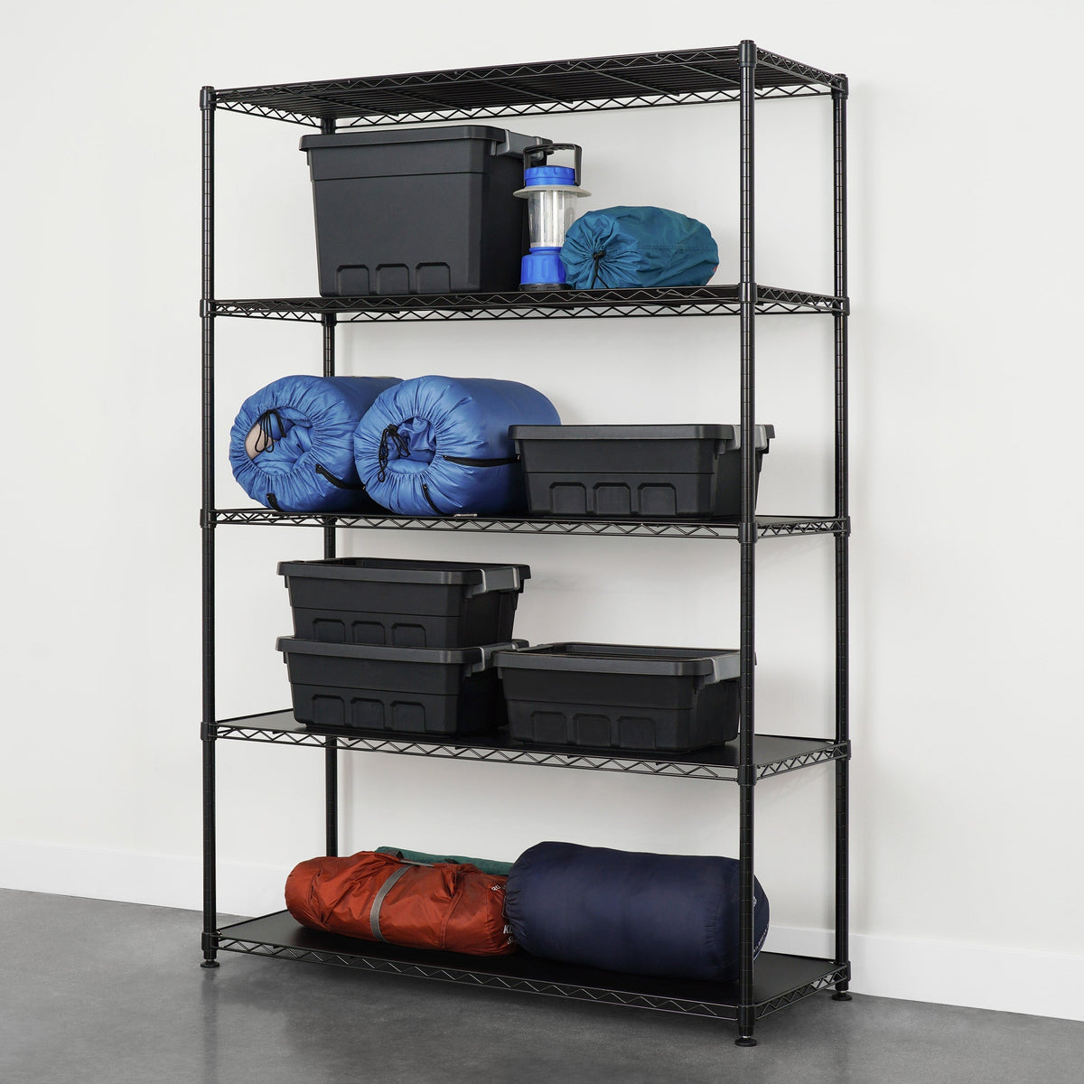 18’’ x 48’’ x 72’’ 5-Tier Wire Rack - Wire Shelving