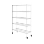 18’’ x 48’’ x 72’’ 5-Tier Wire Rack - Wire Shelving