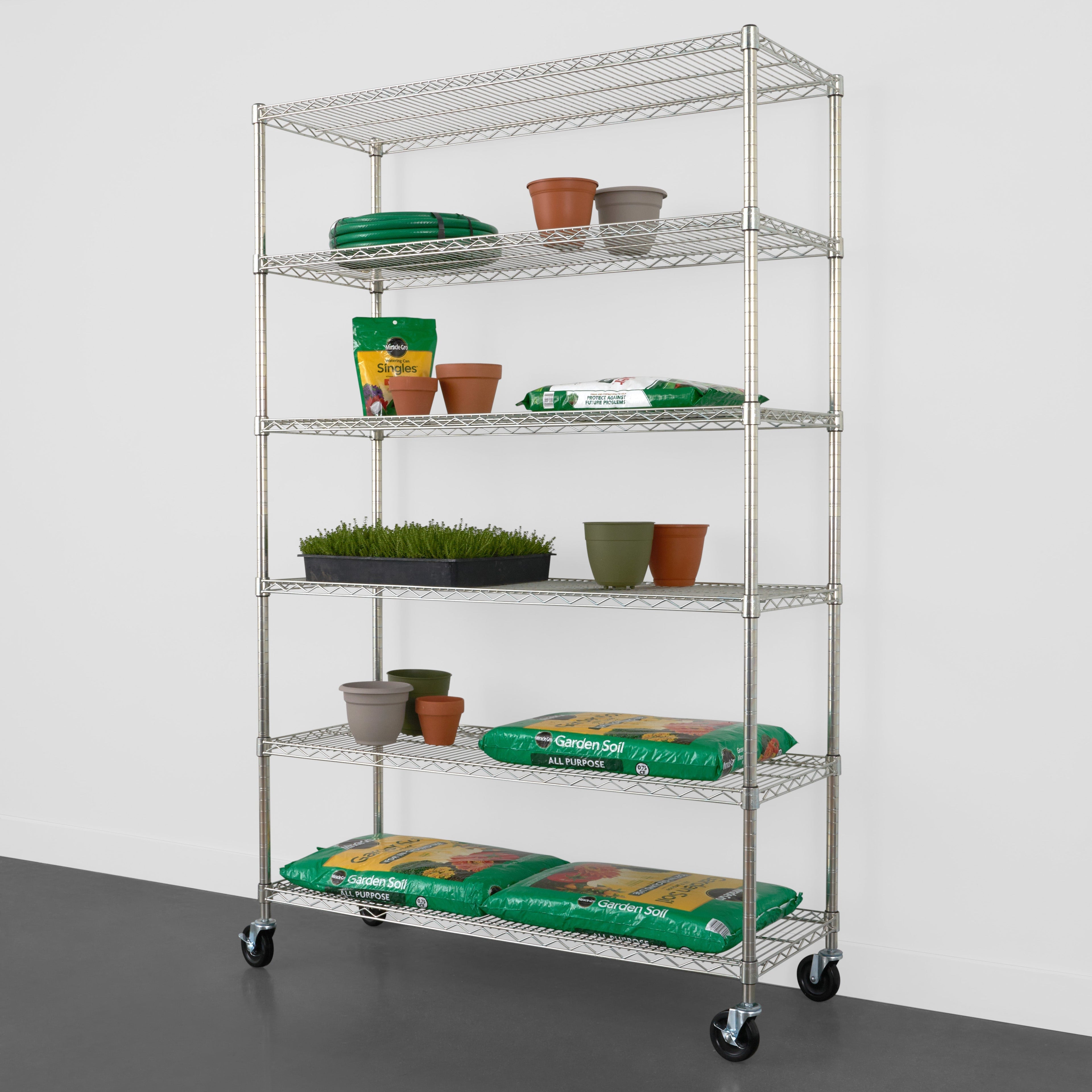 18’’ x 48’’ x 72’’ 6-Tier Wire Rack - Wire Shelving