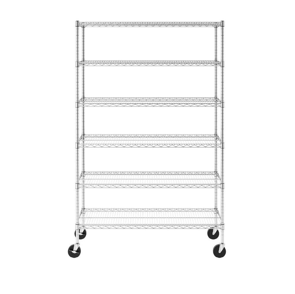 18’’ x 48’’ x 72’’ 6-Tier Wire Rack - Wire Shelving