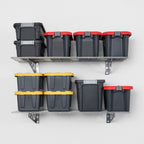 18’’ x 48’’ Wall Shelves (Two Pack with Hooks) - Wall