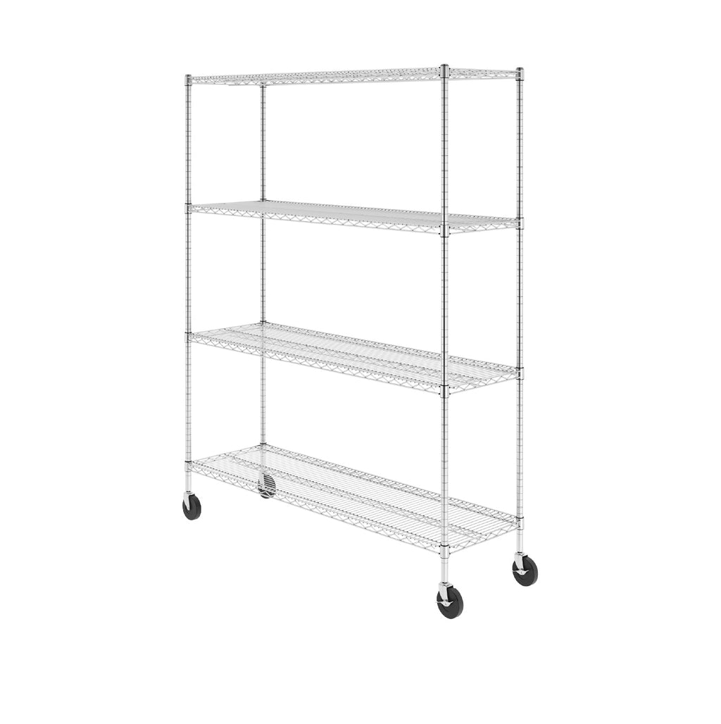 18’’ x 60’’ x 72’’ 4-Tier Wire Rack - Wire Shelving