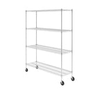 18’’ x 60’’ x 72’’ 4-Tier Wire Rack - Wire Shelving