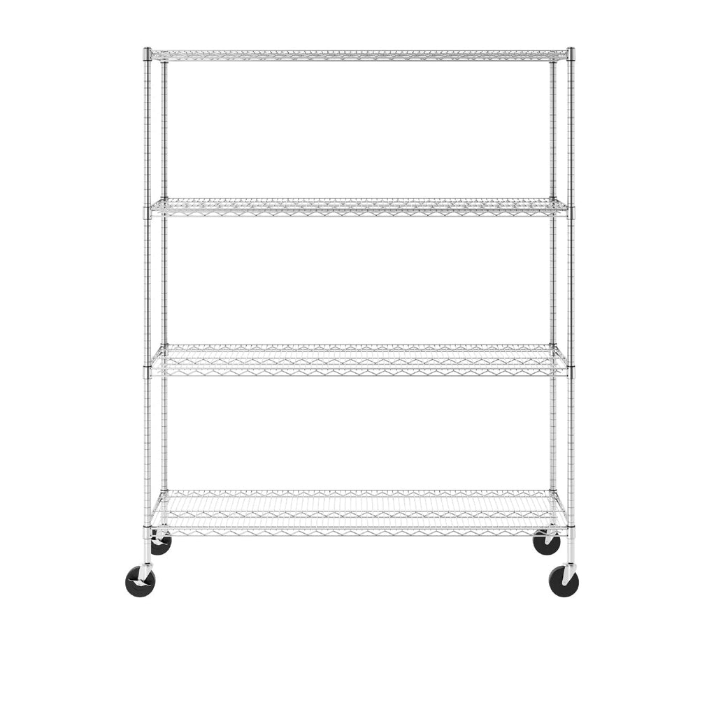 18’’ x 60’’ x 72’’ 4-Tier Wire Rack - Wire Shelving