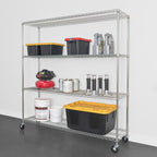 18’’ x 72’’ x 72’’ 4-Tier Wire Rack - Wire Shelving