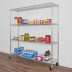 18’’ x 72’’ x 72’’ 4-Tier Wire Rack - Wire Shelving