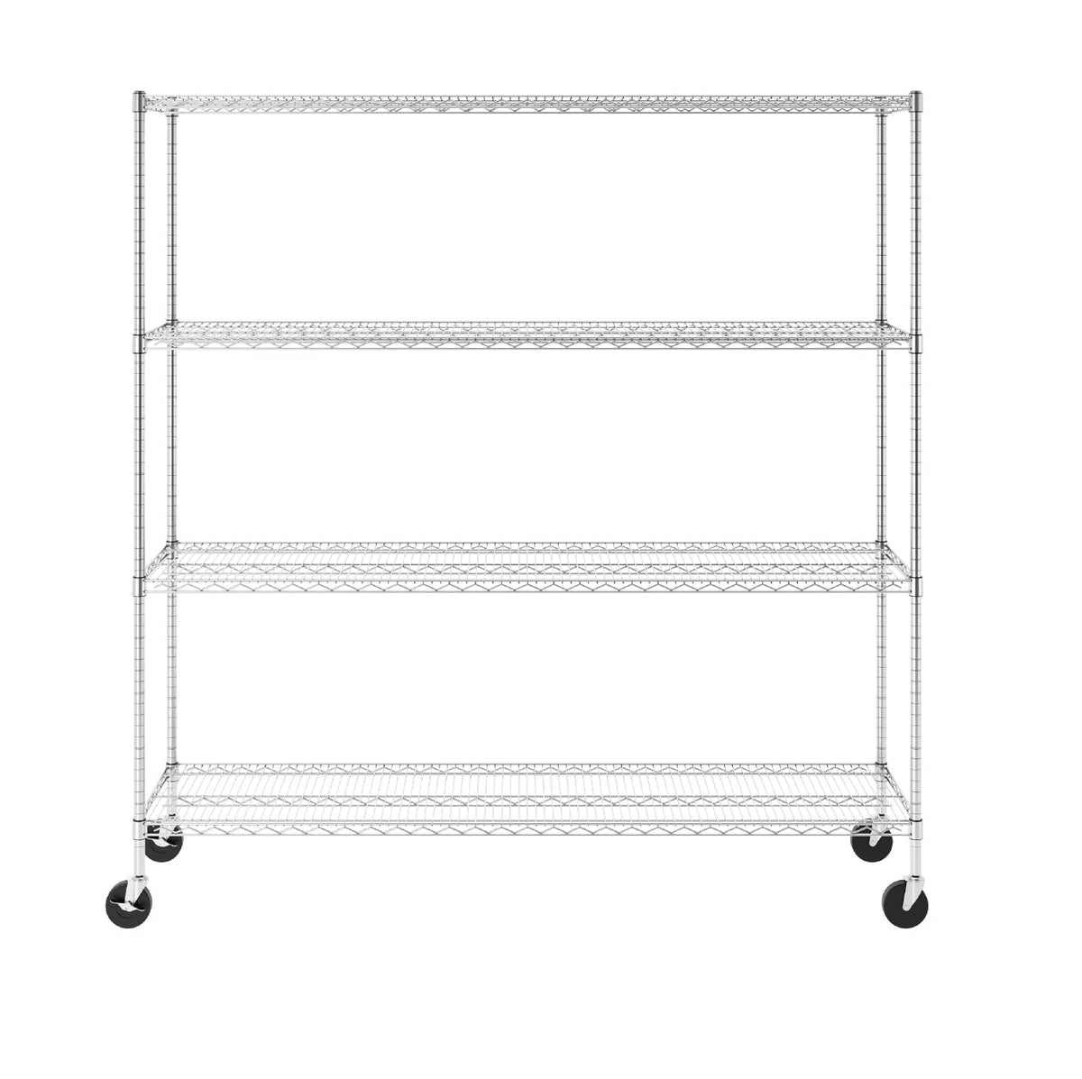 18’’ x 72’’ x 72’’ 4-Tier Wire Rack - Wire Shelving