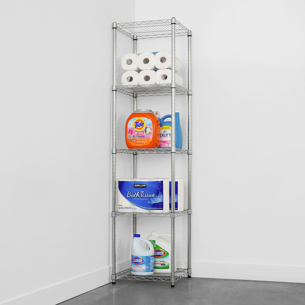 18’’ x 18’’ x 72’’ 5-Tier Wire Rack - Wire Shelving