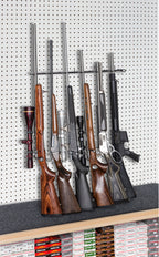 2' 6-Barrel "In-Line" Rifle Barrel Rest, For Slat Wall (SKU 6290)