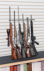2' 6-Barrel "In-Line" Rifle Barrel Rest, For Slat Wall (SKU 6290)