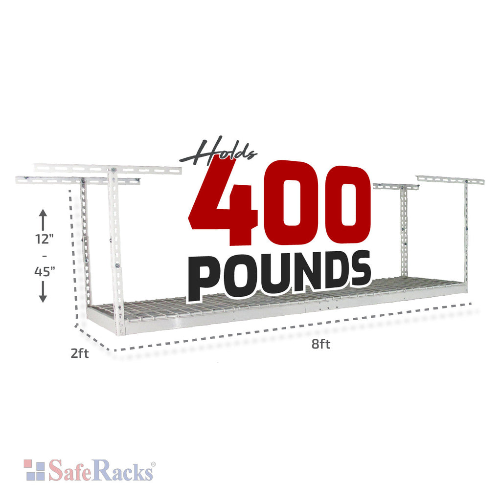 2’ x 8’ Overhead Garage Storage Rack - Overhead Storage