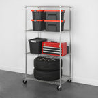 24’ x 36’ 72’ 4 - Tier Wire Rack - Shelving
