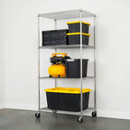 24’ x 36’ 72’ 4 - Tier Wire Rack - Shelving
