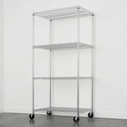 24’ x 36’ 72’ 4 - Tier Wire Rack - Shelving