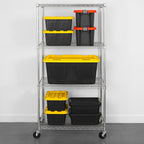 24’ x 36’ 72’ 4 - Tier Wire Rack - Shelving