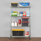24’’ x 48’’ x 72’’ 4-Tier Wire Rack - Wire Shelving