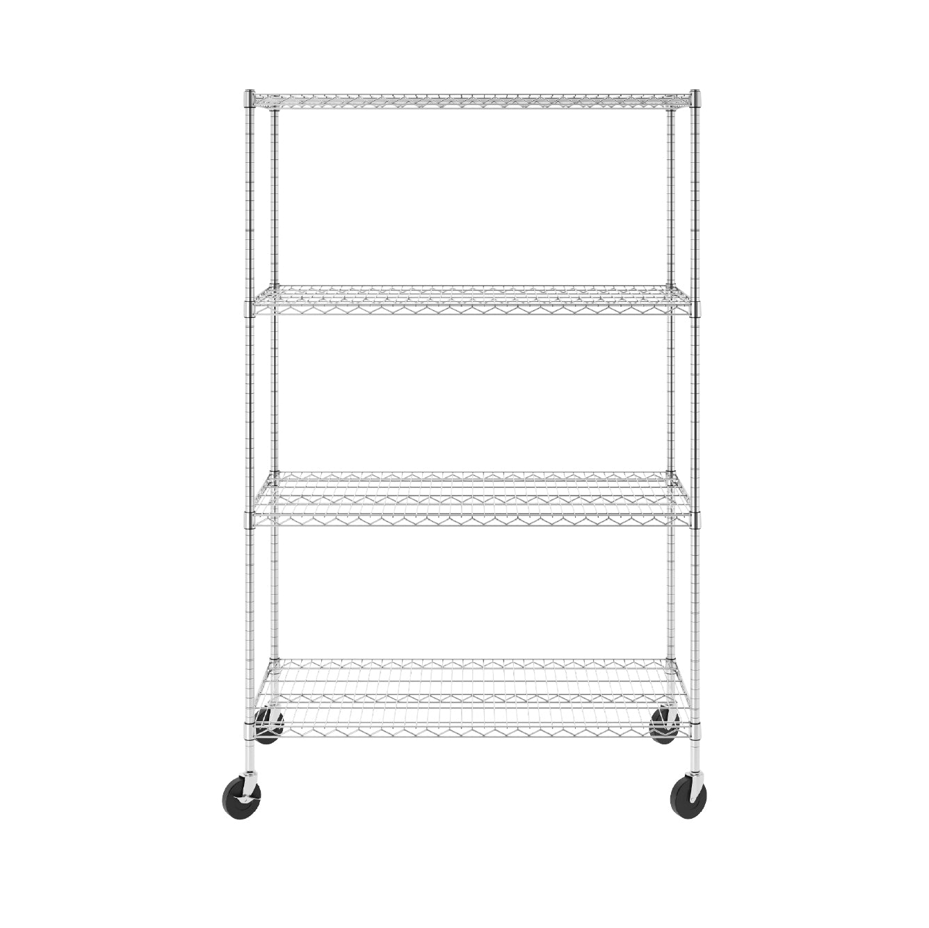 24’’ x 48’’ x 72’’ 4-Tier Wire Rack - Wire Shelving
