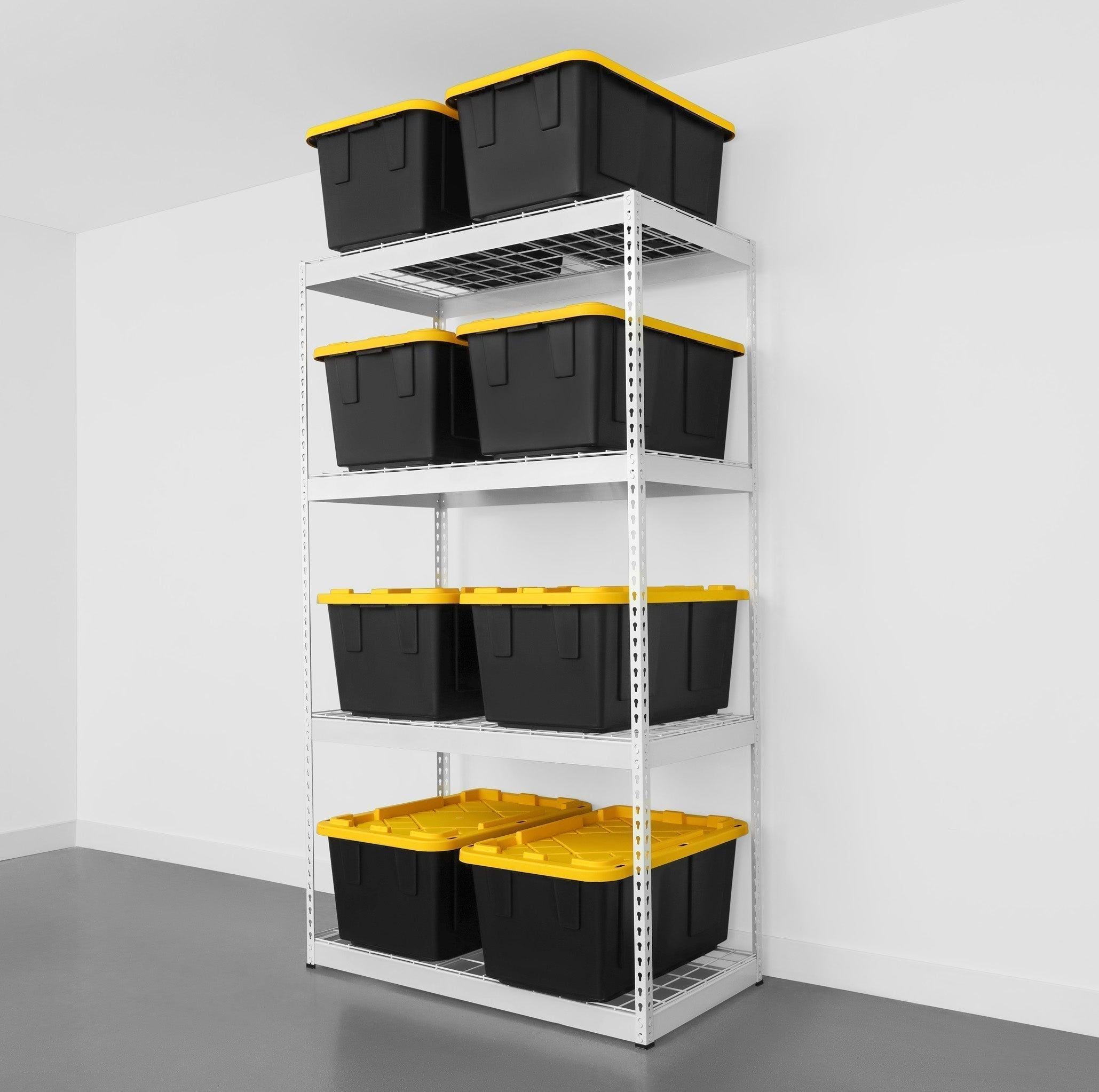 24’’ x 48’’ x 84’’ Heavy-Duty Garage Shelving - Heavy Duty