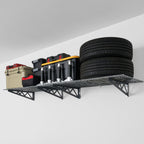 24’’ x 48’’ Wall Shelves Combo (Four Pack with Hooks)