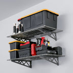 24’’ x 48’’ Wall Shelves (Two Pack with Hooks) - Wall