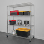 24’’ x 60’’ x 72’’ 4-Tier Wire Rack - Wire Shelving