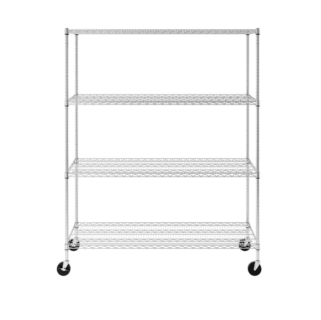 24’’ x 60’’ x 72’’ 4-Tier Wire Rack - Wire Shelving