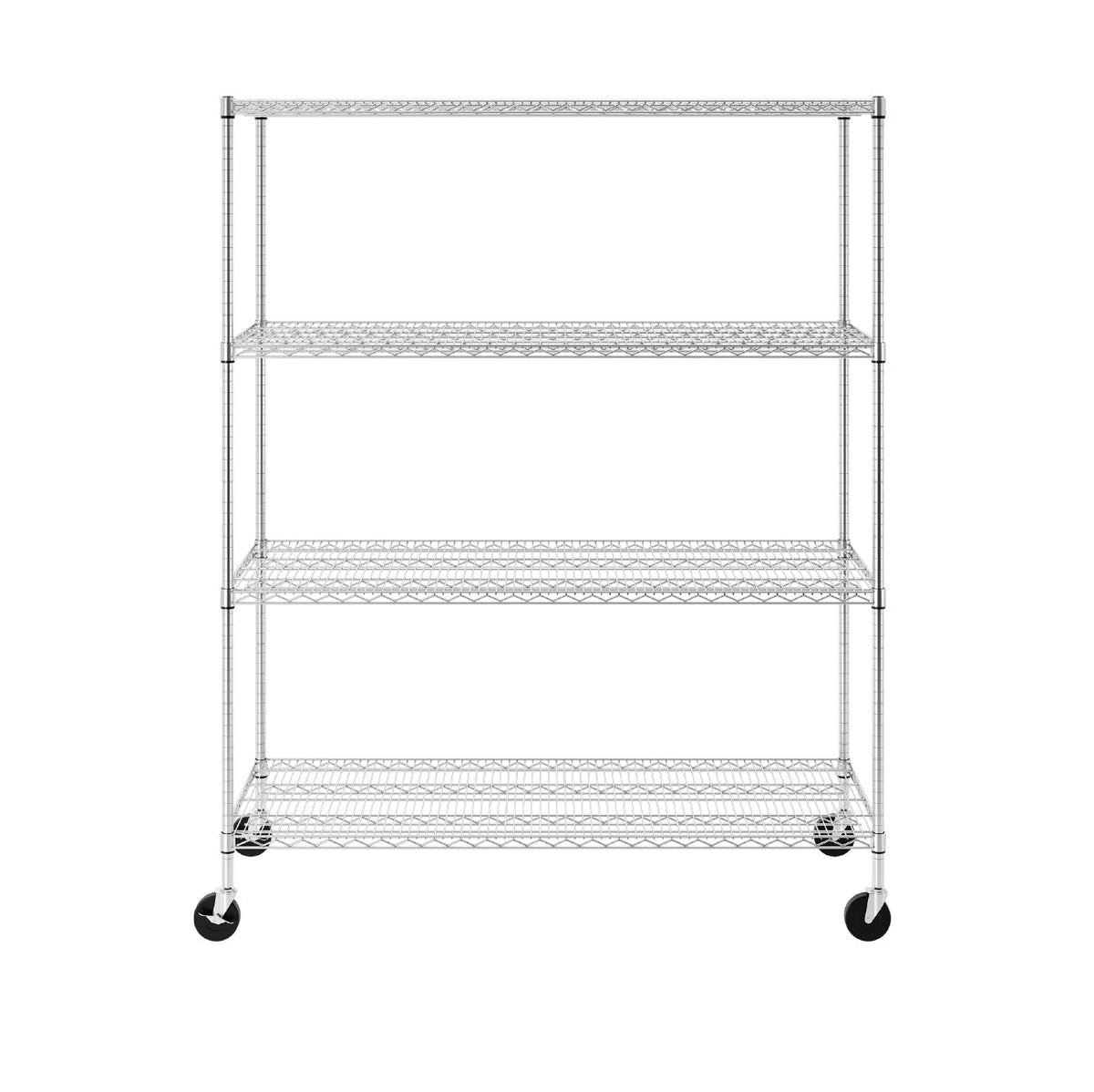 24’’ x 60’’ x 72’’ 4-Tier Wire Rack - Wire Shelving