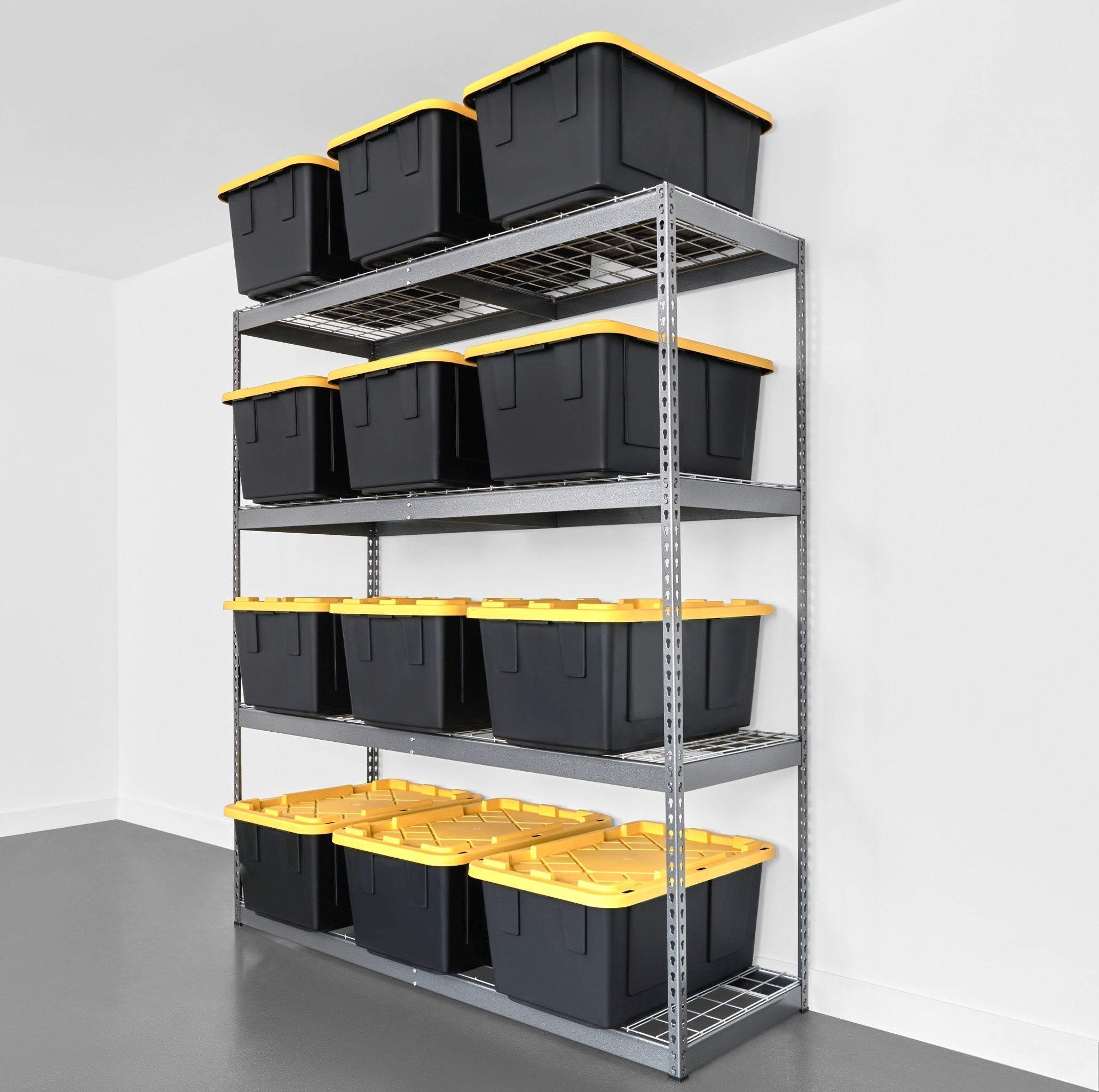 24’’ x 72’’ x 84’’ Heavy-Duty Garage Shelving - Heavy Duty