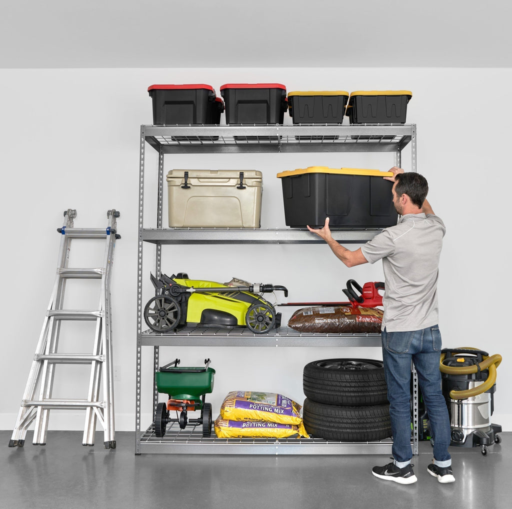 24’’ x 72’’ x 84’’ Heavy-Duty Garage Shelving - Heavy Duty