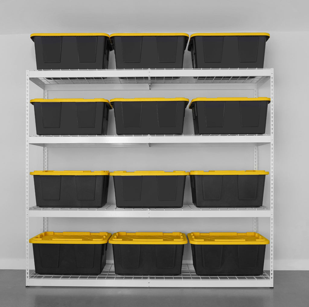24’’ x 92’’ x 84’’ Heavy-Duty Garage Shelving - Heavy Duty