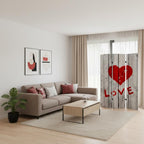 72" Brown Canvas Folding Three Panel Screen Room Divider