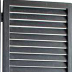 67" Black Solid Wood Panel Screen Room Divider