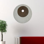 19" X 19" X 2.5" Grey And Brown Stone Wall Decor