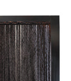 72" Brown Folding Three Panel Screen Room Divider